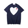 24 SS Designer Men's T-shirts Small Red Heart Fashion Märke Mens T Shirt Multi-Style Printed Shirts