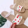 2020 zomer nieuwe mode vrouwen cartoon fruit platte bohemian stijl dame casual sandalen slippers strandschoenen zoete sandalen NVLX63 Y220421