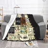 Filtar Supernatural 15 säsonger Filtar Beddrage Bed Plaid Throw Picnic 220x240