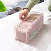Storage Boxes & Bins Jeans Compartment Box Closet Clothes Drawer Mesh Separation Stacking Pants Divider Can Washed Home Organizer