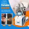 Professional 5 Cryolipolysis Handles 360 double chin cryo cooling Cool Tech Fat Freezing Lipo laser Cavitation RF Weight Reduce Machine For Sale