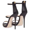 2022 여성 숙녀 PU 특허 12cm Stiletto High Heel Heels Sandals 신발 펌프 슬리퍼 여름 믹스 컬러 파티 파티 웨딩 한 줄 지퍼 유럽과 미국 크기 34-46