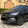 1SET LED drl lampe de brouillard jour de jour en cours d'exécution avec un signal de tour dynamique pour Hyundai Santa Fe Sport 2016 2017 2018