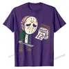 Freitag der 12. Lustiges Halloween-Horrorfilm-Humor-T-Shirt Männer Fitness Enge Tops Shirt Baumwolle T-Shirts Geburtstag 220325