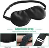 100% Natural 19 Mulberry Silk Sleep Mask Blindfold with Elastic Strap Soft and Comfortable Night for Men Women Eye Blinder for Travel/Sleeping/Shift Work HK0009 sxa9