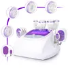 6 In 1 Ultrasonic Cavitation 30K 2.5 Vacuum RF Slimming Fat Loss EL Face Lift LED Laser Machine