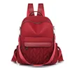 Anti-stöld ryggsäck Kvinnor handväska axelpåsar multifunktion reser back pack skola för flickor vattentät säckstil