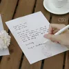 Hediye Sarma Çiçek Deseni Mektup Pad Zarflar Set 3 PCS Zarf 3 Sheets Kağıt Mesaj Tebrik Kartı Sabit hediye kayması