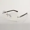 Novo design da armação de óculos com lentes transparentes 3524028 templos astecas tamanho unissex 56-18-140 mm grátis expresso