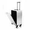 International brand luxury aluminummagnesium suitcase TAS LOCK spinner trolley luggage J220707