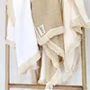 Couvertures à pompon pour bébé, couche-culotte née, couverture en mousseline de coton, Double gaze, accessoires de bain, 220524