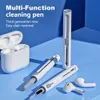 Bluetooth Earbuds Cleaning Pen 3 in 1 Wireless Headphones Cleaner Pens Portable Earphone Brush Multifunctional Cleaning Kit for Airpods Pro 1 2 3 Huawei Samsung