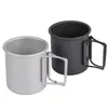 300ml aluminium alloy Tea Cups Camping Mug Titanium Tumblers Portable Travel Coffee Mug Cup Camping/Travel/Home Use by sea BBB15360