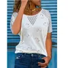 Snake yx graficzne koszulki kobiety sdrukowane krótkie rękawowe Casual Cute T Shirt Plus Size Miękka i wygodna letnia koronkowa koszula 220628