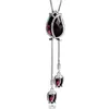 Colares de pingentes de pingente clássico de tulipa de cristal de colar longo de moda de moda acessórios de vestido de vestuário