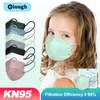 Coltello per bambini stampo KN95 maschera colorata protezione antipolvere usa e getta Maschere tridimensionali 3D