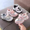 Dzieci swobodny buty Tenis Sofe Sole Boys and Girls Sport Sneakers Spring Autumn Buty dla dzieci oddychające dla maluchów przeciwpoślizgowych G220527