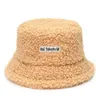 Brede rand hoeden faux bont emmer hoed verdikte warme winter voor vrouwen Koreaanse wol bob dame panama outdoor wandel fluwelen visser haatwide pros2