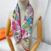 Manuel roulé à la main sergé foulard en soie femmes disque bâtiment animal impression foulards carrés Echarpes Foulards Femme Wraps Bandana Hijab 907852486