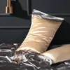 Caso de travesseiros Capa de almofada de seda da natureza para o padrão de cetim de cetim saudável cor 48x74cm1pc 220517