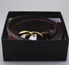 2021 Män och kvinnor039S läder Black Belt Brand Women Snake Big Gold Buckle Designer Men039S5 Classic Leisure Pearl Belts WI5372303