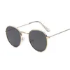 Classic Round Sunglasses Woman Fashion Popular Female Sun Glasses Outdoor Traveling Style Metal Small Frame De Sol 220609