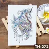 NXY Geçici Dövme Dream Catcher Moon Lotus Çiçek Sticker Şakayık Yılan Baykuş Fox Flaş S Küçük Vücut Sanatı Su Geçirmez Tatoo 0330