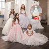Mädchen Kleid Elegante Weiße Brautjungfer Kinder Kleider Für Kinder Lange Prinzessin Party Hochzeit 14 10 12 Jahre