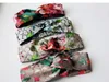 Designer 100% Silk Cross pannband Kvinnor Girl Elastic Hair Bands Luxury Retro Turban Headwraps Gifts Flowers Gift RR