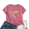 Vintage 1981 Camicia 40th Birthday Donna Manica corta T-shirt casual colorata Summer Graphic Tee Shirts Abbigliamento femminile Top 220514