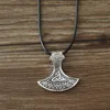 Pendant Necklaces 1pc Nordic Viking Celtics Necklace Axe Talisman JewelryPendant