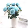 Dekoratif Çiçek Çelenkleri 1Bouquet Yapay Güzel İpek Güller Düğün Ev Masa Dekoru Sahte Bitkiler Sevgililer Günü Prese