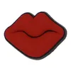 1pcs Sexy Red Lips Pvc обувные очарование розовая цветочная помада аксессуары помада, подходящие для браслетов подарки для вечеринки