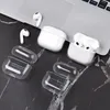 الحالات الملحقات سماعة للطائرات airpods برو اير الجنرال 3 AP3 AP2 حالة شفافة لينة tpu سماعة بلوتوث اللاسلكية حماية غطاء شحن مربع