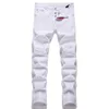 women men jeans designer slim black pants light blue streetwear fashion slim fit skinny stretch destroyed holes ripped denim trousers