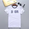 22SS Летняя футболка мода мода Unisex с коротким рукавом с коротки