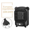 Mattor Electric Space Heater Portable Fan 500W PTC Ceramic Oscillating Tyst uppvärmning BladlessCarpets