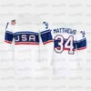 SjSj98 Maillot de hockey d'hiver de l'équipe des États-Unis 2022 Auston Matthews Patrick Kane Seth Jones Jack Eichel Matthew Tkachuk Charlie McAvoy Johnny Gaudreau T.J.