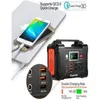 200W draagbare krachtcentrale 40800 mAh zonne -energie met 110V AC -outlet voor road trip camping noodgebruik -back up power