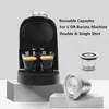 Capsula per caffè doppia singola XXL riutilizzabile in acciaio inossidabile per macchina L'Or Barista LM8012 Filtri per caffè per macchina LOR 210326