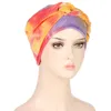 Tresses Imprimer Chemo Caps Femmes Indien Turban Underscarf Wrap Bonnet Bonnets Cancer Chapeau Perte De Cheveux Islamique Foulard Couvre-chef