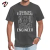 T-shirt 100% Cotton Men Tops T Shirt Trust Me I Am an Engineer Geek Quote Tees High Street Black White Tshirt Funny 220509