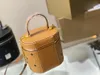 مصممي حقيبة مستحضرات التجميل الفاخرة حقائب المرأة الغنية براميل حقيقية جلدية كلاسيكية مسبقة