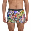 Sous-vêtements oiseaux colorés sous-vêtements colibris et fleurs culotte classique imprimé boxer slip pochette grande taille boxershortsunderpan
