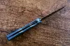 TWOSUN TS16 G10 Folding Kniv D2 Satin Blade Keramisk kullager Bricka Fast Öppna G10 Hantera Utomhus Camping Pocket Jakt EDC Verktyg