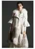 Women's Fur Faux Arlenesain Custom 2022 Design Three Color Mink Patchwork Women Coat