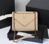 luxury designer Evening envelope bag fashion WOC pochette totes handbags messenger fashion gold chain top quality caviar clutch crossbody shoulder handbag bags