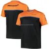 2022 летняя McLaren Team рубашка F1 Daniel Ricciardo Официальный сайт Продажа мужчин Футболка Moto Racing Негабаритные футболки футболки