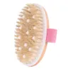 Brosses de nettoyage brosse de bain peau sèche corps doux poils naturels SPA la douche en bois sans poignée livraison rapide