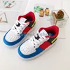 Triple White 6C-3Y Forc1 Toddlers TD Shoes Boys Go The Extra Smile Kids Shoes Hare Skate Sneakers 1 50th Anniversary QS light Space Jam Volt Outdoor Sport